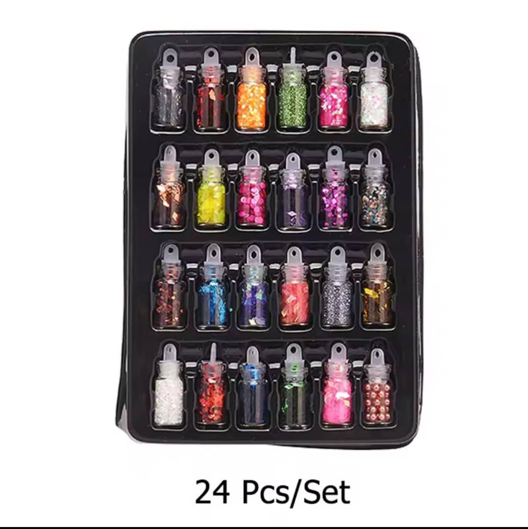 DIY Starry Nail Art Kit, Nail Decals, Glitter Jar Art kit Features a Selection of Starry Nail Stickers, Multi… - Image 4