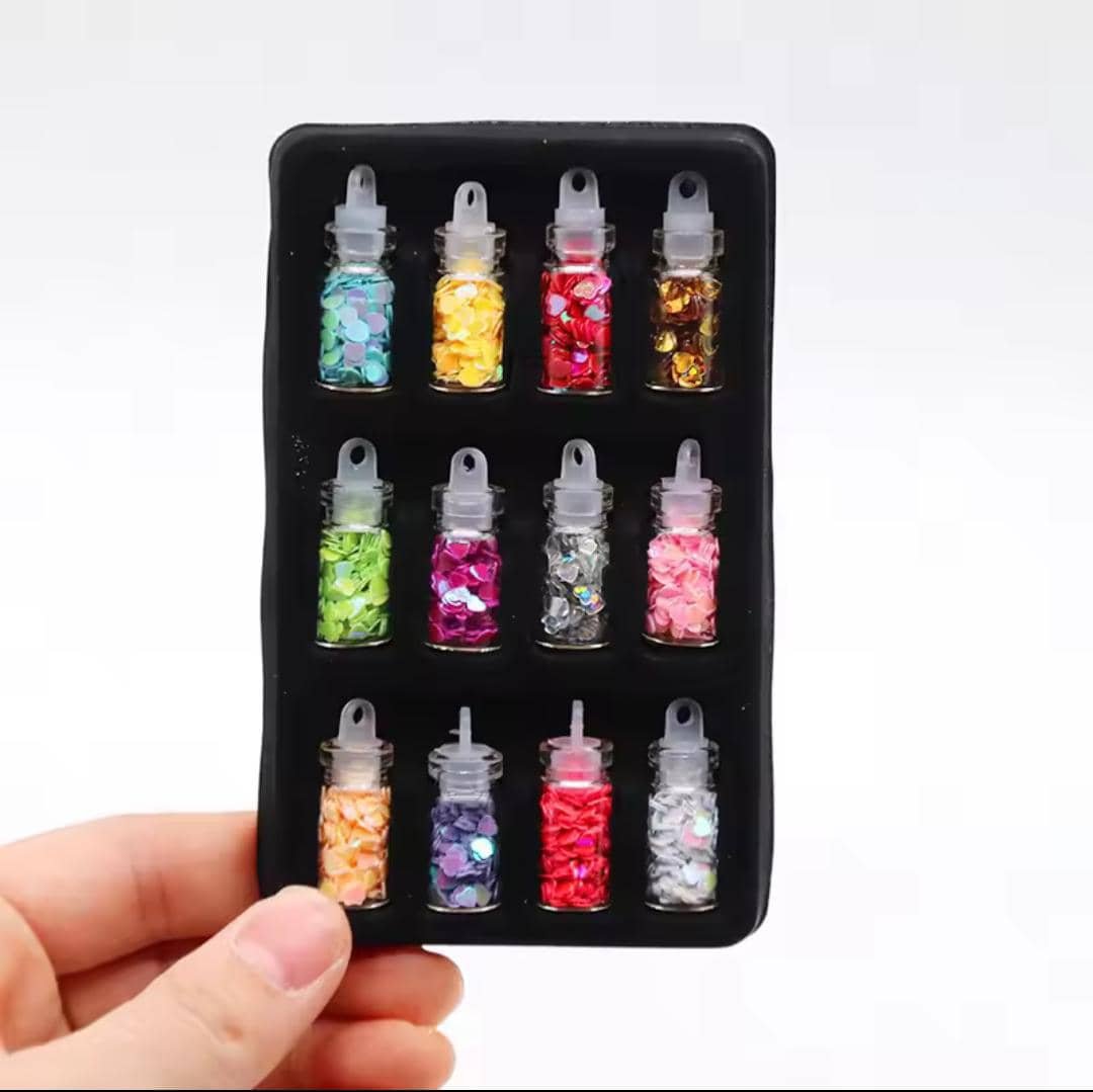 DIY Starry Nail Art Kit, Nail Decals, Glitter Jar Art kit Features a Selection of Starry Nail Stickers, Multi… - Image 5