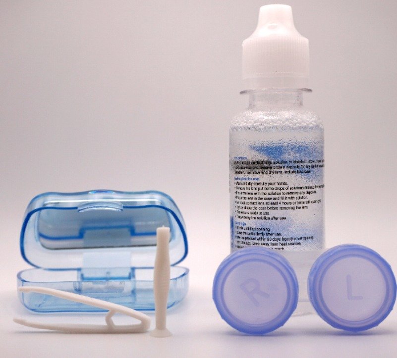 3 - Tone Lens with Container Solution & Travel Kit - Complete Contact Lens Care Set - Image 2