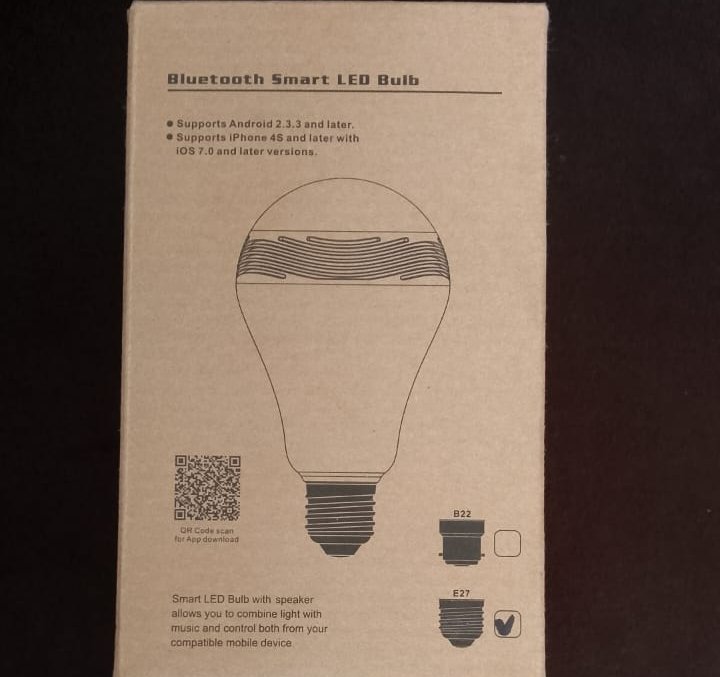 E27 Bluetooth Smart LED Bulb with Speaker with APP Control It - Image 5
