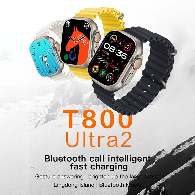 T800 Ultra 2 Bluetoth Smart Watch (Random Colour) - Image 4