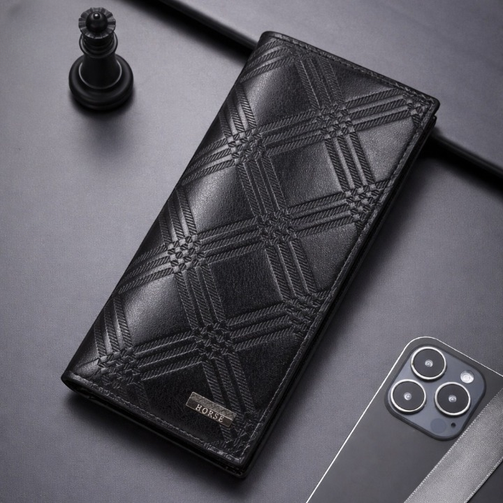 LB - 519 Executive Style Trifold Long Wallet for Men & Women - Image 2