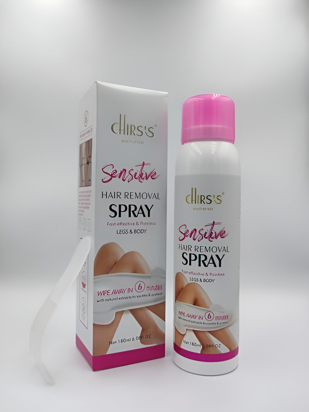 Chirs's Sensitive Hair Removal Spray | Fast Effective & Painless Chriss Hair remover For Legs & Body - Image 5
