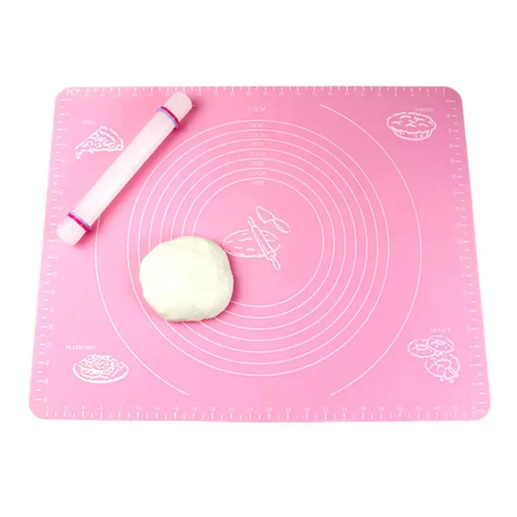 Silicone Baking Roti Mat With Measurements Heat Resistant | Non Stick Flour Rolling Mat | Baking Kneading Dough… - Image 3