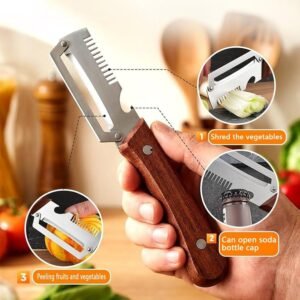 3 - in - 1 Multifunctional Vegetable Shredder, Peeler & Bottle Opener