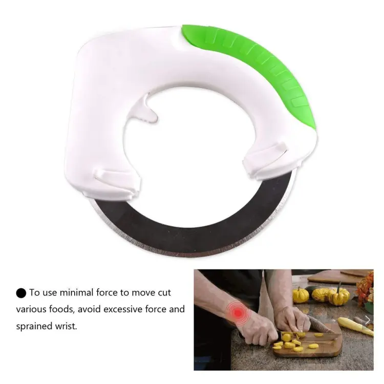 Circular Rolling Knife Stainless Steel, Universal Kitchen Knife, Round Knife Kitchen Cutter, Circular Rolling Knife - Image 4