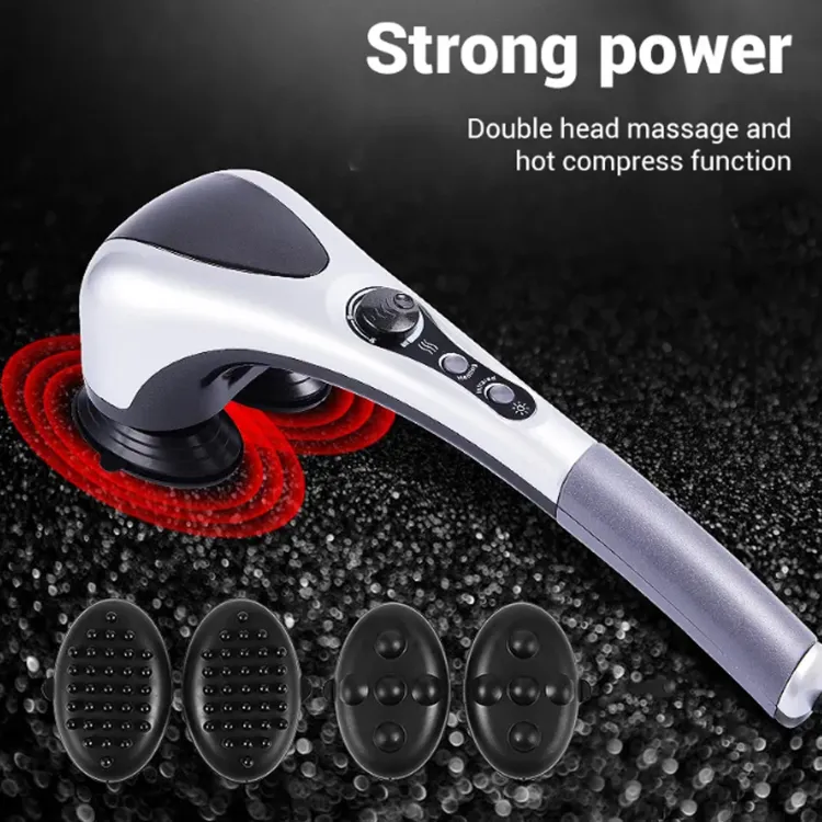 Double Head Full Body Massager Machine Variable Speed Far Infrared | Electric Facial Deep Tissue Fitness Massage… - Image 4