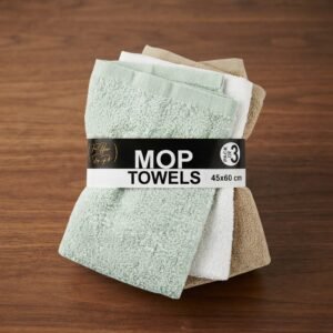Cotton Mop Towels Absorbent Cleaning Cloths Soft Floor Mop Replacement Pads Multipurpose Household Cleaning Rags…