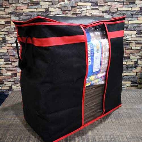 Black Storage Organizer Bag / Durable material for long - lasting use. - Image 2
