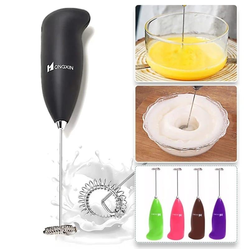 Electric Egg Beater Milk Drink Coffee Whisk Mixer Foamer Mini Handle Stirrer Practical Cooking Tool Kitchen Cell… - Image 2