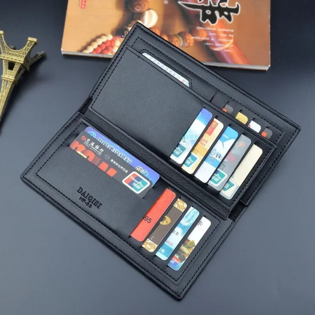 LB - 521 - Elite Long Trifold Wallet | Premium Everyday Carry - Image 5
