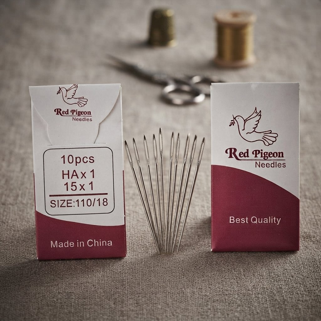 Red Pigeon Sewing Machine Needles - Size 110/18