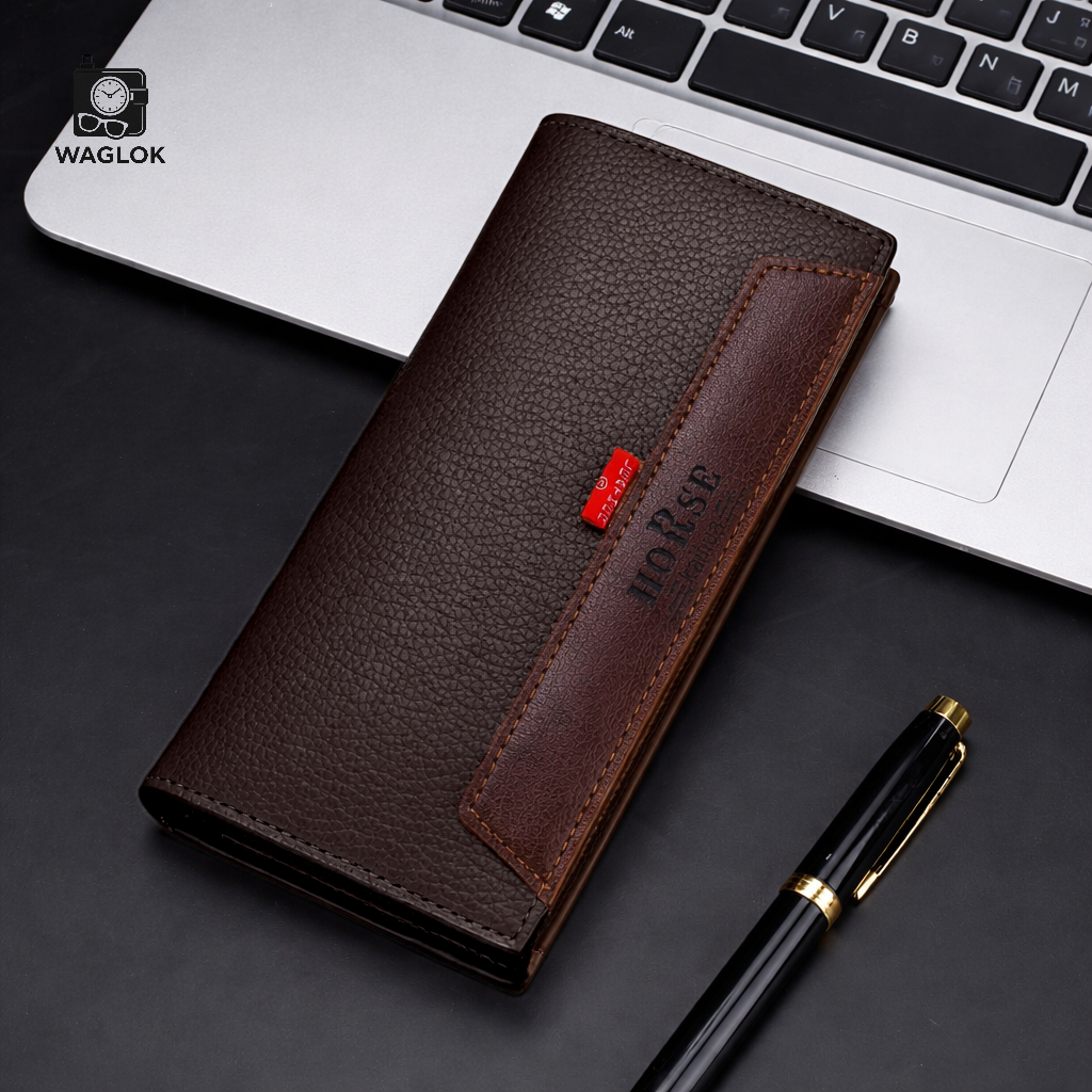 LB - 516 - Premium Long Trifold Wallet | Modern Unisex Card Holder