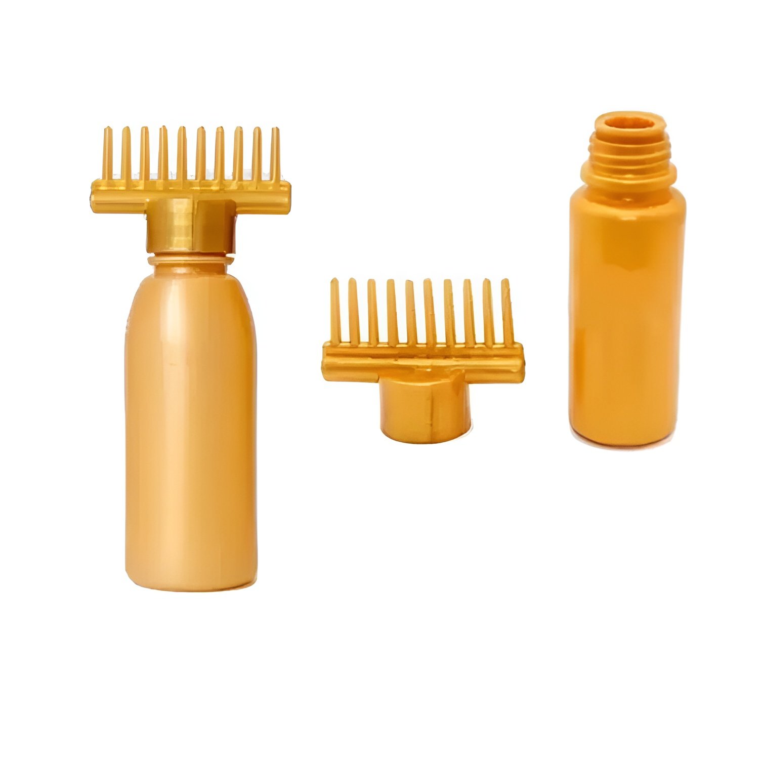 (Pack of 20) Hair dye bottle | Hair Oil Applicator Bottle, Root oiling Comb bottle for Hair Coloring, Shampoo… - Image 3