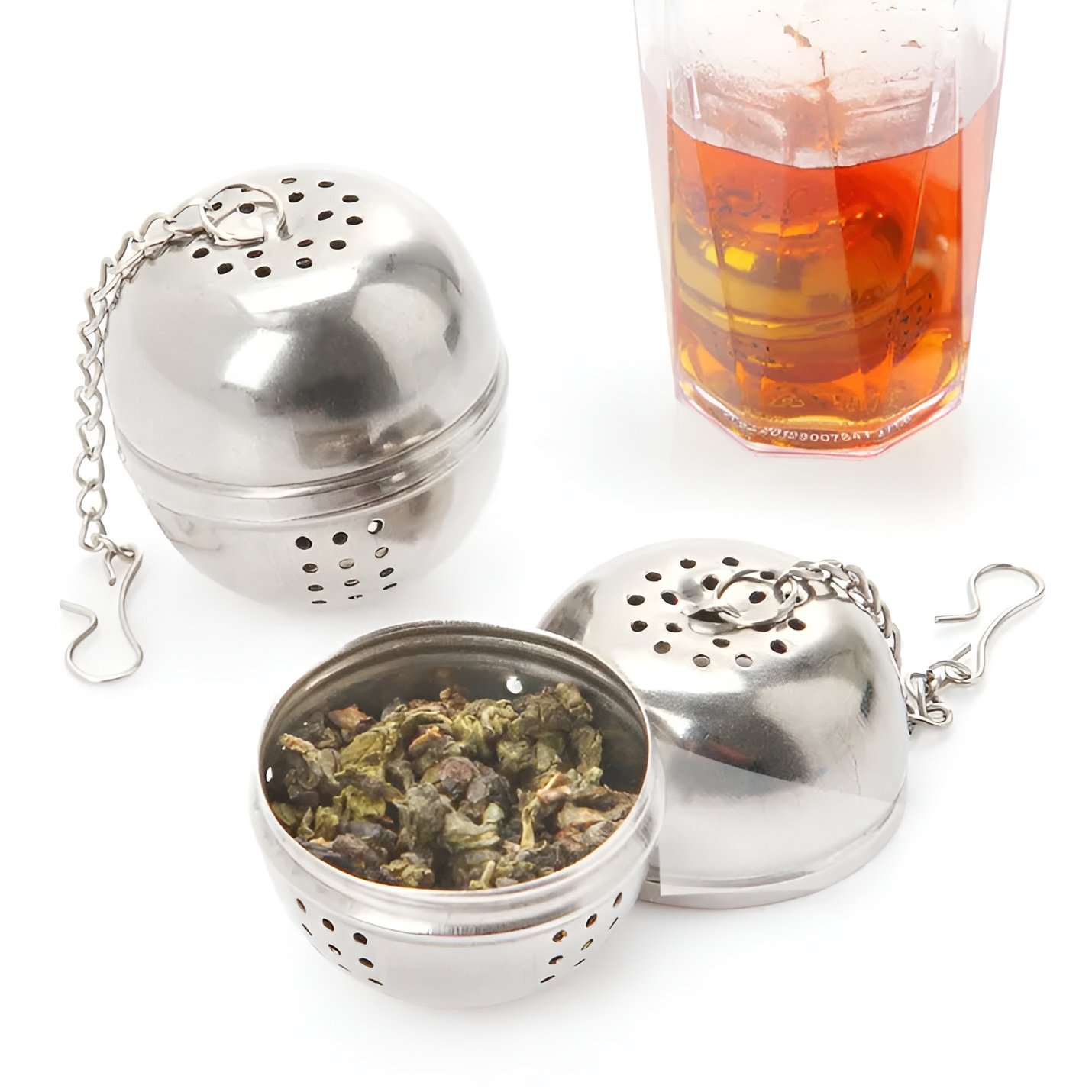 Tea Infuser , Stainless Steel Tea Ball Strainer Filter Infuser for Loose Leaf Tea and Mulling Spices - Image 5