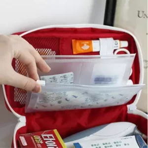 Medical First Aid Kit Pouch Empty Bag Emergency Medicine Storage Organizer Bag First Aid Kit (Workplace, Home…