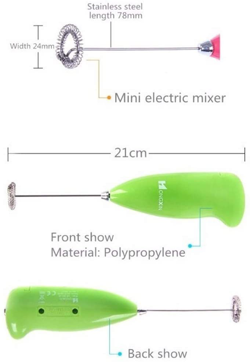 Electric Egg Beater Milk Drink Coffee Whisk Mixer Foamer Mini Handle Stirrer Practical Cooking Tool Kitchen Cell…