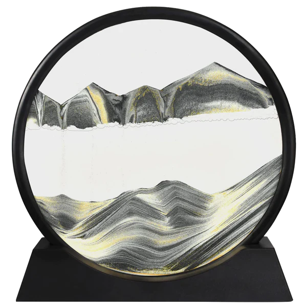 3d Moving Sandscapes Frame | Moving Sand Lamp frame ( Random Color )7inch - Image 2