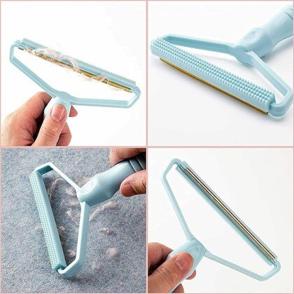 Portable Lint Remover Clothes Fuzz Shaver (Random Color)