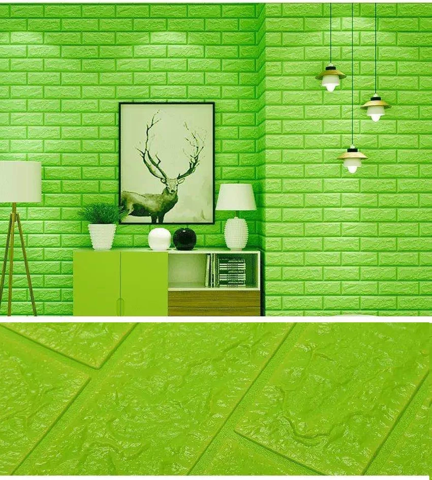 1 PC 2MM 3D Wall Panels - Peel and Stick Foam - 3D Brick Wallpaper - Self - Adhesive Wallpaper for Interior Wall… - Image 5